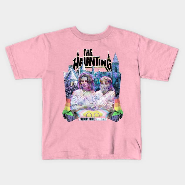 A Haunting Design Kids T-Shirt by Exploitation-Vocation